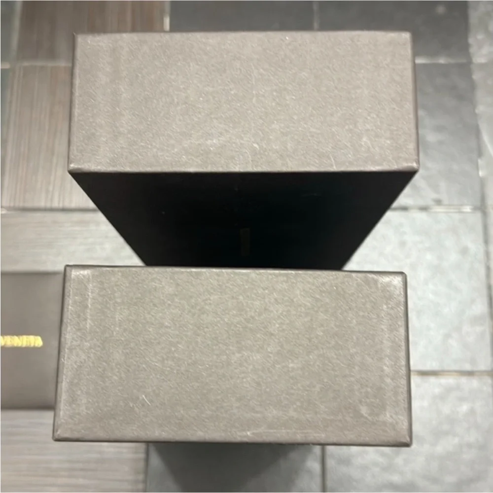 Authentic Bottega Veneta luxury designer storage box with authenticity papers